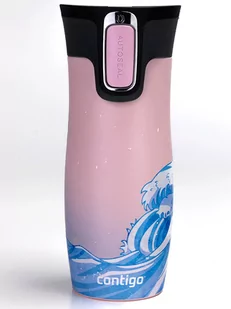 Kubek termiczny Contigo West Loop 2.0 470ml - różowy mat - Summer Waves - Kubki termiczne - miniaturka - grafika 1