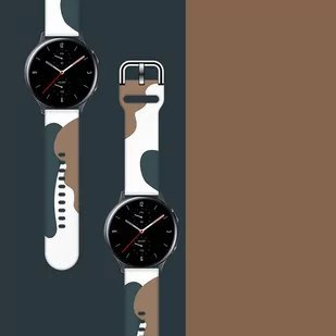 Strap Moro opaska do Samsung Galaxy Watch 46mm silikonowy pasek bransoletka do zegarka wzór 1 - Etui i futerały do telefonów - miniaturka - grafika 2