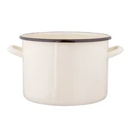 Garnki - Garnek prosty 5,8 l śr. 22 cm wys. 16 cm krem - miniaturka - grafika 1