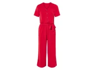 Kombinezony - esmara® Kombinezon damski (Czerwony, L (44/46)) - miniaturka - grafika 1
