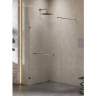 Kabiny prysznicowe - New Trendy EXK-3500 KABINA AVEXA GUNMETAL BRUSHED WALK-IN 100x200 CZYSTE 8mm ACTIVE SHIELD - miniaturka - grafika 1