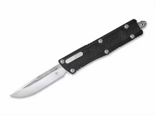 Cobratec Nóż sprężynowy CobraTec D2 Small Sidewinder OTF Black (06CT013) T 06CT013 - Noże - miniaturka - grafika 1