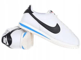 Buty damskie Nike Cortez DN1791-100 białe sneakersy skórzane - Sneakersy damskie Buty damskie Nike Cortez DN1791-100 białe sneakersy skórzane - Sneakersy damskie - miniaturka - grafika 1