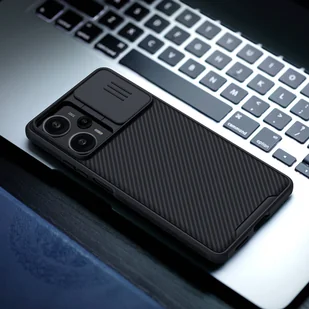 Pancerne etui Xiaomi Redmi Note 12 Turbo / Xiaomi Poco F5 z osłoną na aparat Nillkin CamShield Pro Case - czarne - Etui i futerały do telefonów - miniaturka - grafika 16