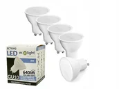 Żarówki LED - 5x Żarówka Led GU10 8W 6500K Biała Zimna 640lm 120° - miniaturka - grafika 1