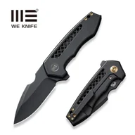 Noże - Nóż składany WE Knife Harpen Black Titanium, Black Stonewashed CPM 20CV by Michael Burch (WE23019-1) - miniaturka - grafika 1