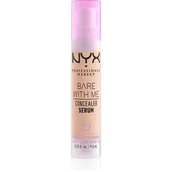 Korektory do twarzy - NYX Professional Makeup Bare With Me Concealer Serum Light - miniaturka - grafika 1