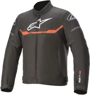 Alpinestars Męska kurtka T-sp S Waterproof Jacket Black/Fluo Yellow Motorcycle Clothing - Odzież motocyklowa - miniaturka - grafika 1