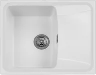 Zlewozmywaki - Zlew PLADOS HARMONY 61.10 MLECZNY (white 58) (HR615058) - miniaturka - grafika 1