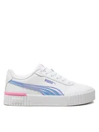 Buty dla dziewczynek - Puma Sneakersy Carina 2.0 Bouncy Sky Jr 397970 01 Biały - miniaturka - grafika 1