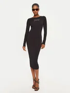 Sukienki - Juicy Couture Sukienka codzienna Dizzie JCWED24309 Czarny Slim Fit - miniaturka - grafika 1