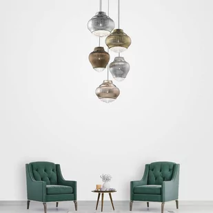 Lampa wisząca Bonnie 130 cm różowe złoto metallic - Lampy sufitowe - miniaturka - grafika 4