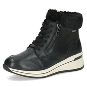 Kozaki damskie - Caprice Damskie 9-26105-43 modne kozaki, Black Comb I, 38 EU szerokie, Black Comb I, 38 EU szeroki - miniaturka - grafika 1