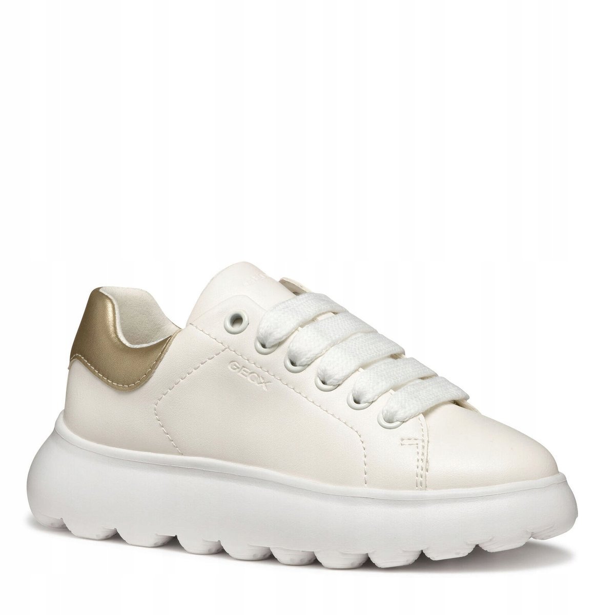 BIAŁE SNEAKERSY DZIEWCZĘCE GEOX PUFFYPOP J55MRA 000BC C0588 ROZMIAR 31