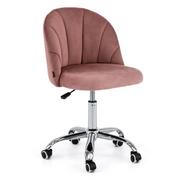 Krzesła - Krzesło obrotowe OF-500 różowe - miniaturka - grafika 1