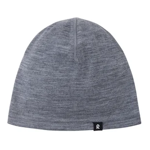 Dziecięca czapka z merino Reima Dimma melange grey 52/54 cm - Czapki damskie - miniaturka - grafika 1