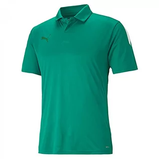 Koszulki męskie - Puma Męska koszulka polo Teamliga Sideline Pepper Green White XXL 657257 - grafika 1