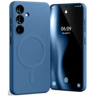 Etui i futerały do telefonów - Etui MERCURY Semi-Silicone MagSafe do Samsung Galaxy S25 Niebieski - miniaturka - grafika 1