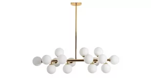 Lumina Deco Deco NOWOCZESNA LAMPA WISZĄCA ZŁOTA PETRICA W16 LDP 6033-16 (GD) - Lampy sufitowe - miniaturka - grafika 1