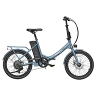 Rowery elektryczne - Składany rower elektryczny Fafrees F20 Lasting, silnik 250W, bateria 36V 18,2Ah, opony 20*1,95 cali - Niebieski Haze - miniaturka - grafika 1