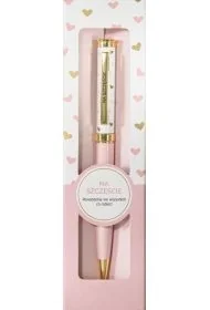 Długopis prezentowy z napisem Na szczęście - Długopisy - miniaturka - grafika 1