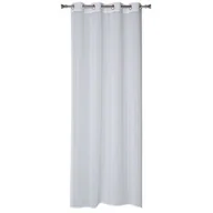 Firany - Firanka z kółkami ARIES, 140 x 260 cm, kolor biały - miniaturka - grafika 1