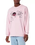 Bluzy męskie - BOSS Męska bluza Salboart, Light/Pastel Pink683, XL - miniaturka - grafika 1