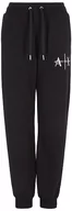 Spodnie damskie - Armani Exchange Damskie spodnie dresowe French Terry Logo Joggers, czarny, XL - miniaturka - grafika 1