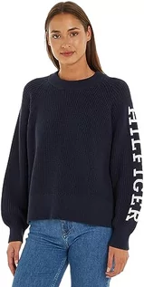 Swetry damskie - Tommy Hilfiger Damski sweter rozpinany Hilfiger C-NK, pustynne niebo, XXS, Pustynne niebo, XXS - grafika 1