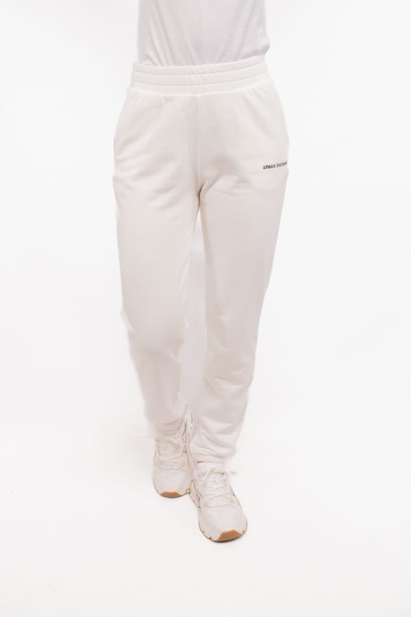Spodnie damskie Armani Exchange 3DYPDL YJDBZ biały - XL