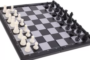 Szachy Magnetyczne Podróżne 19cm Zamykane 1779 - Gry planszowe - miniaturka - grafika 1