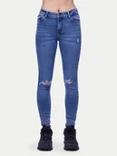 Spodnie damskie - Pieces Jeansy Dana 17148021 Niebieski Skinny Fit - miniaturka - grafika 1