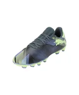 Piłka nożna - PUMA Unisex Kids Future 7 Play Fg/Ag Jr buty piłkarskie, Szare niebo Elektro Fioletowy Fizzy Apple PUMA Biały, 32 EU - miniaturka - grafika 1