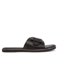 Klapki i japonki damskie - Klapki Marco Tozzi 2-27107-44 Czarny - miniaturka - grafika 1