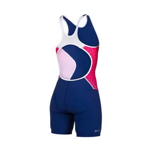ZEROD Strój triathlonowy damski RACER TRISUIT pink lotus - Bielizna sportowa męska - miniaturka - grafika 2