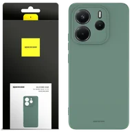 Etui i futerały do telefonów - Spacecase Etui Silicone Case 3.0 Redmi Note 14 4G dark green - miniaturka - grafika 1