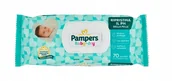 Chusteczki nawilżane - CHUSTECZKI PAMPERS BABY DRY 70 sztuk - miniaturka - grafika 1