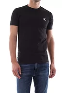 Koszule męskie - Calvin Klein Jeans Męska koszula Ck Essential Slim Tee - miniaturka - grafika 1