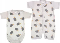 Rampersy - BODY Kr RAMPERS Kr Zestaw JEŻE r 56 KLEKLE - miniaturka - grafika 1