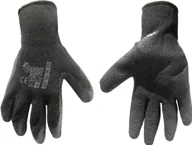 Rękawice robocze - Geko Rękawice ochronne GEKON r.10/latex,czarne grube/12/240 - miniaturka - grafika 1