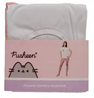 Piżamy damskie - Pusheen Piżama damska biała L - miniaturka - grafika 1