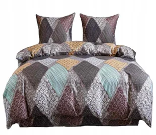 Pościel 140x200 bawełna satynowa dwustronna Cotton World gruba 2 części - Pościel - miniaturka - grafika 1