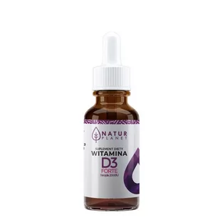 Natur Planet Witamina D3 Forte 2000IU Krople 30ml Natur Planet - Witaminy i minerały - miniaturka - grafika 1