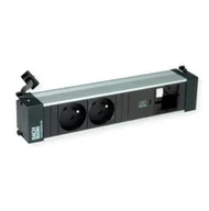 Gniazdka elektryczne - BACHMANN POWER FRAME M 2xUTE 1xCM 1xUSB C 30W 1xCM 0.2m GST18 - miniaturka - grafika 1