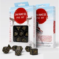 Akcesoria do gier planszowych - Japanese Dice Set, kropki w kolorze czarnym i złotym Q-Workshop - gra - miniaturka - grafika 1