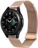 Akcesoria do smartwatchy - Dux Ducis Magnetic Strap pasek do Samsung Galaxy Watch / Huawei Watch / Honor Watch / Xiaomi Watch (22mm band) magnetyczna opaska złoty (Milanese Version) - miniaturka - grafika 1