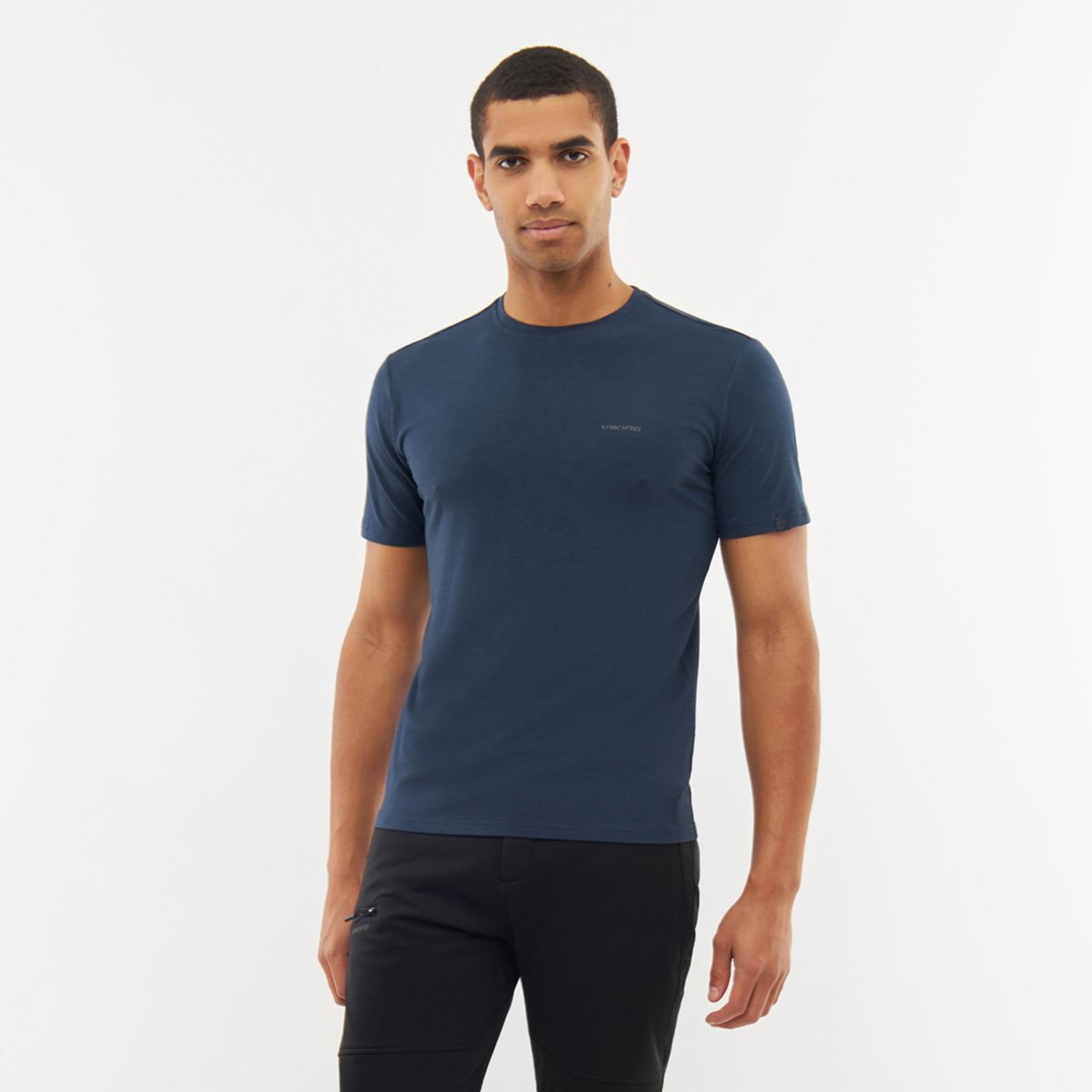 T-shirt męski VIKING Harvi Bamboo granatowy rozmiar S