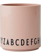Butelki dla niemowląt - Design Letters Kubek "Eat & Learn" w kolorze jasnoróżowym - 220 ml - miniaturka - grafika 1