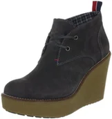 Botki damskie - Tommy Hilfiger Damskie buty i botki Winnie 1 FW56814829, szary, 36 EU - miniaturka - grafika 1