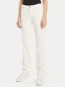 Spodnie damskie - Guess Jeans Jeansy W5GA98 D5M62 Biały Skinny Fit - miniaturka - grafika 1